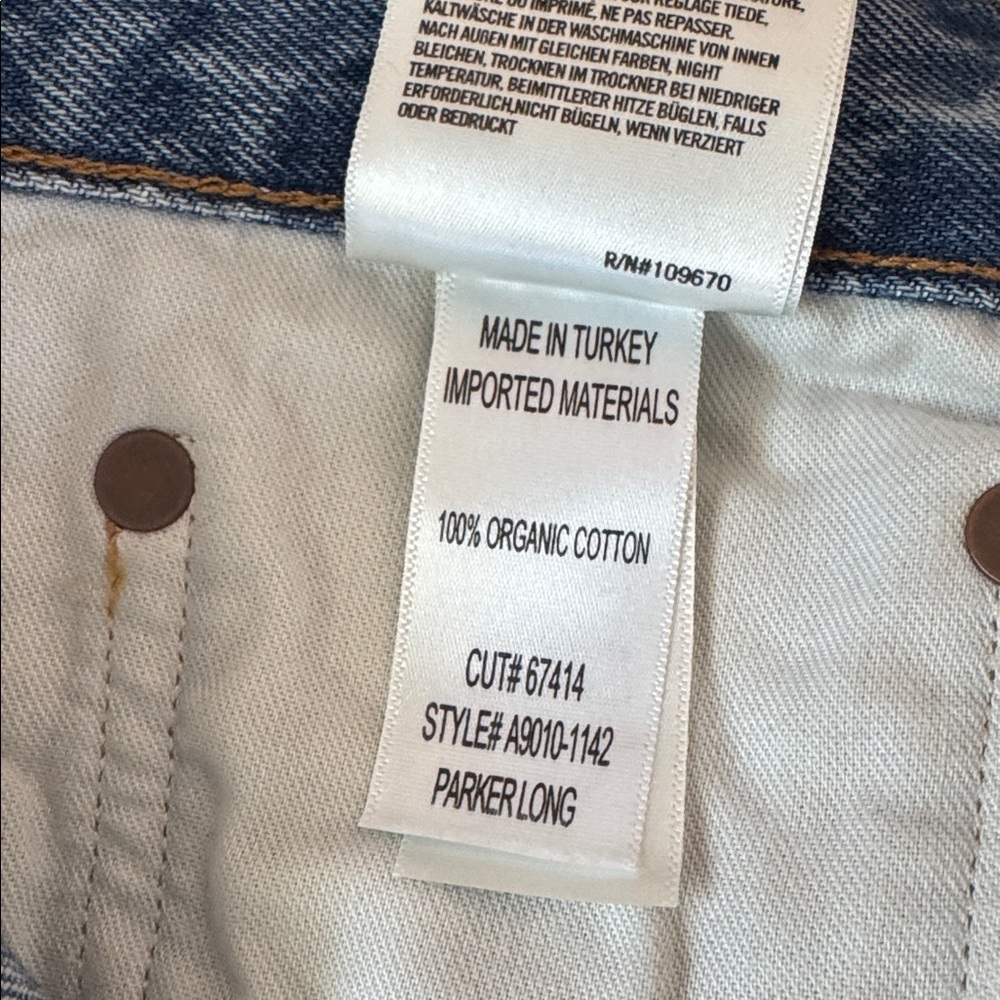 Agolde Parker Long Shorts - Picture 5 of 8